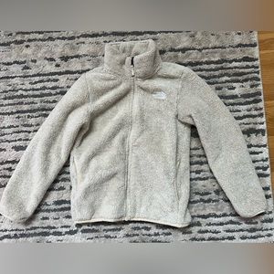 Like new! The North Face GIRLS sz Small 7/8 2-way zipper fleece